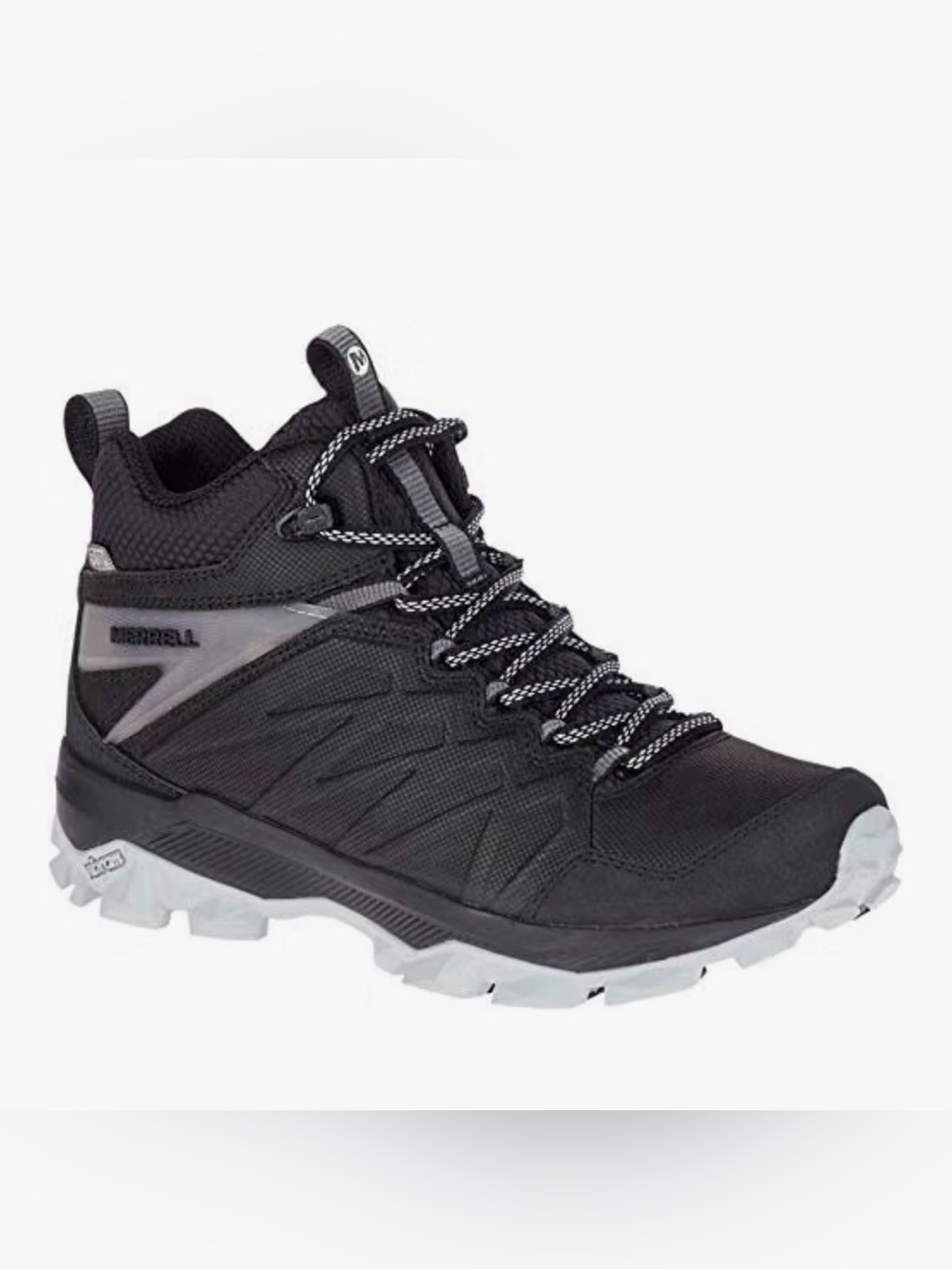 Merrell Women's Thermo Freeze Mid Waterproof Black and Gray Trail Hiking Boot